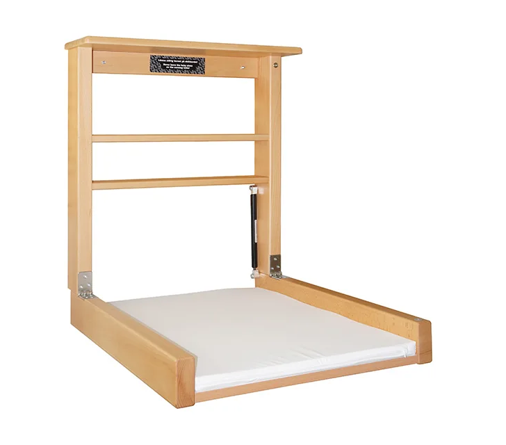 Skötbord Robust Bok Vit Vägghängd