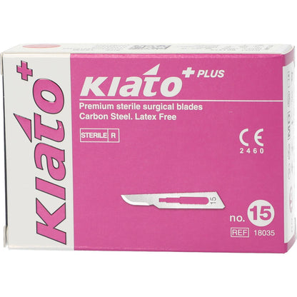 Knivblad Kiato Engångs Kolstål Steril Nr15 / 100