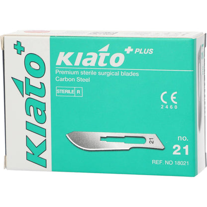 Knivblad Kiato Engångs Kolstål Steril Nr21 / 100