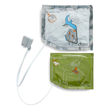 Defibrilleringselektrod Vuxen för Cardiac Science Powerheart AED G5 med kompressionsstöd