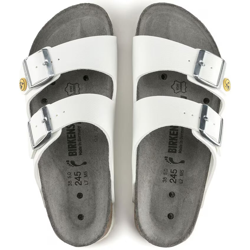 Birkenstock Sandaler Arizona ESD Narrow Fit Vit