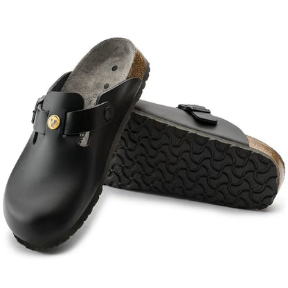 Birkenstock Tofflor Boston ESD Narrow Fit Svart