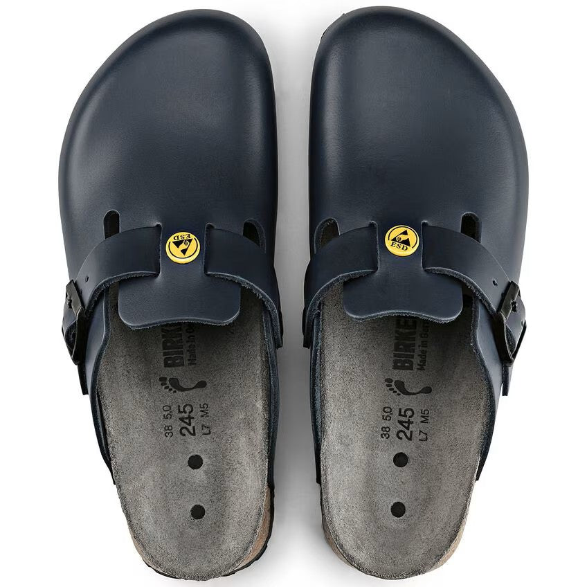 Birkenstock Tofflor Boston ESD Regular Fit Blå