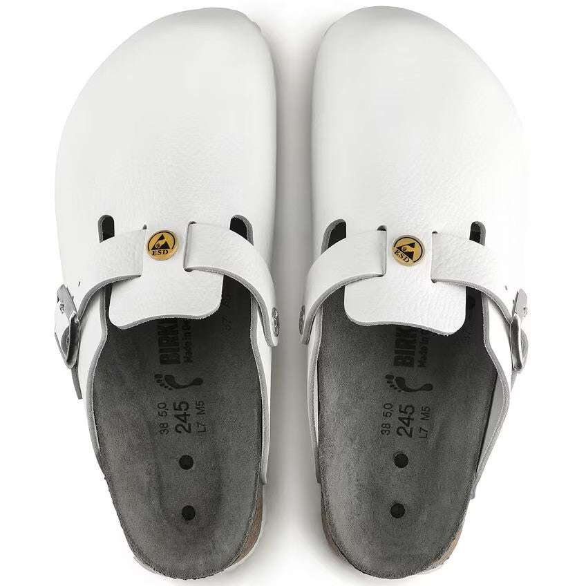 Birkenstock Tofflor Boston ESD Regular Fit Vit