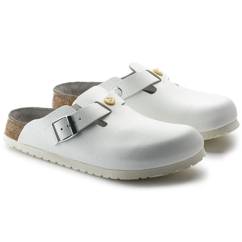 Birkenstock Tofflor Boston ESD Regular Fit Vit