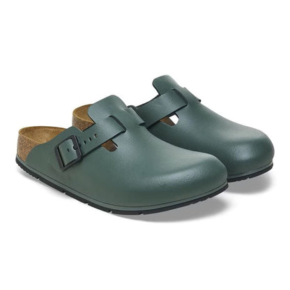 Birkenstock Tofflor Boston PRO Regular Fit Grön