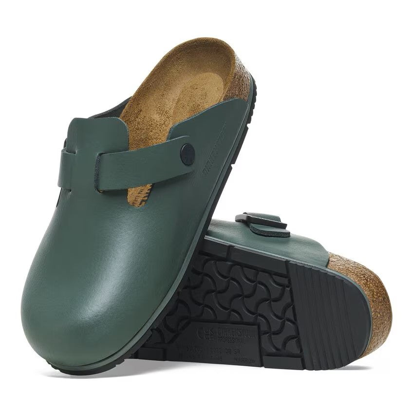 Birkenstock Tofflor Boston PRO Regular Fit Grön