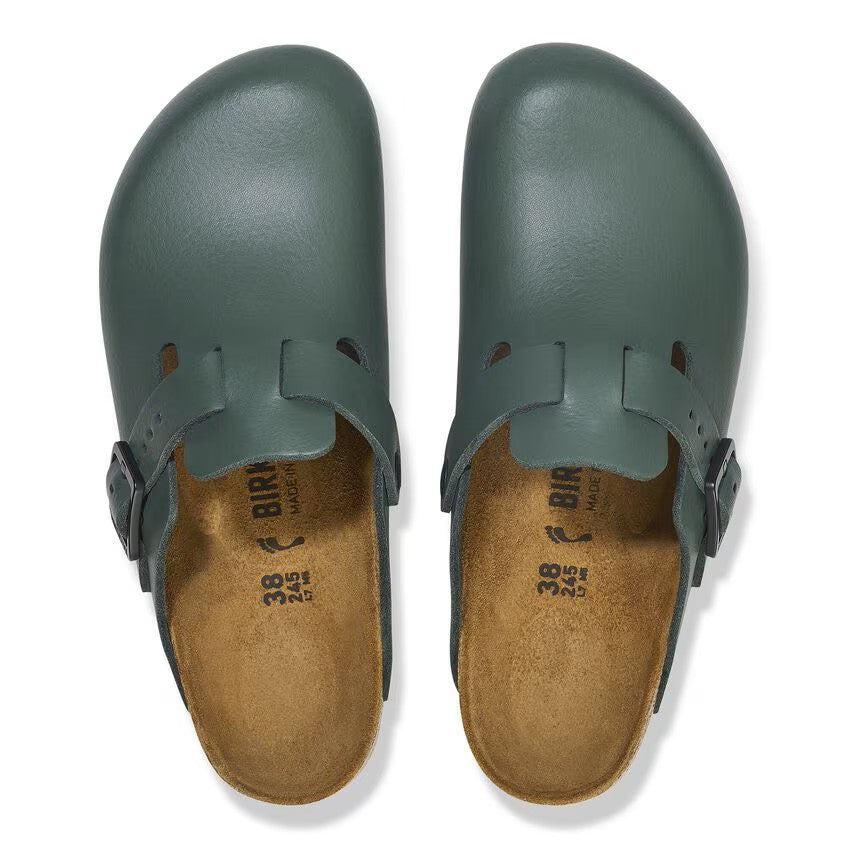Birkenstock Tofflor Boston PRO Narrow Fit Grön