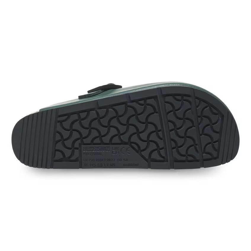 Birkenstock Tofflor Boston PRO Narrow Fit Grön