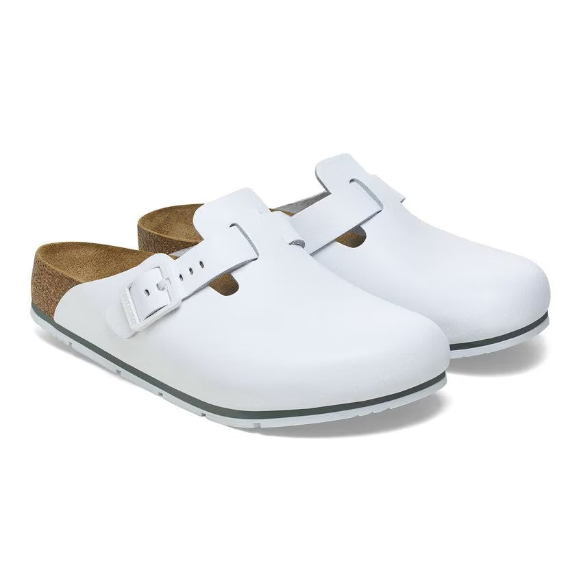 Birkenstock Tofflor Boston PRO Regular Fit Vit