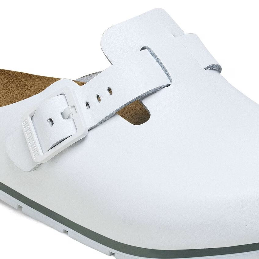 Birkenstock Tofflor Boston PRO Regular Fit Vit