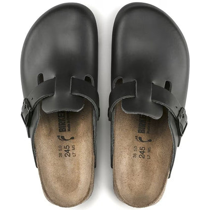Birkenstock Tofflor Boston Super Grip Narrow Fit Svart