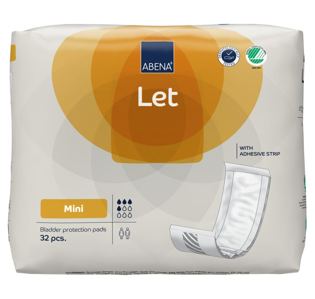 Inkontinensskydd Abena Let Stl.Mini 39 x 14cm 500ml / 288