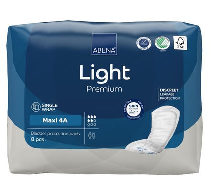 Inkontinensskydd Abena Light Premium Stl.Maxi 4A 41 x 15cm / 48