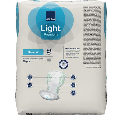 Inkontinensskydd Abena Light Premium Stl.Super 4 42 x 20cm / 270