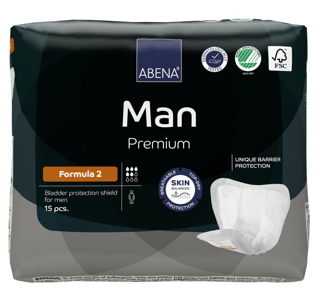 Inkontinensskydd Abena Man Premium Stl.Formula 2 29 x 23cm / 180