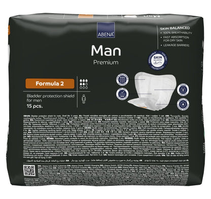 Inkontinensskydd Abena Man Premium Stl.Formula 2 29 x 23cm / 180