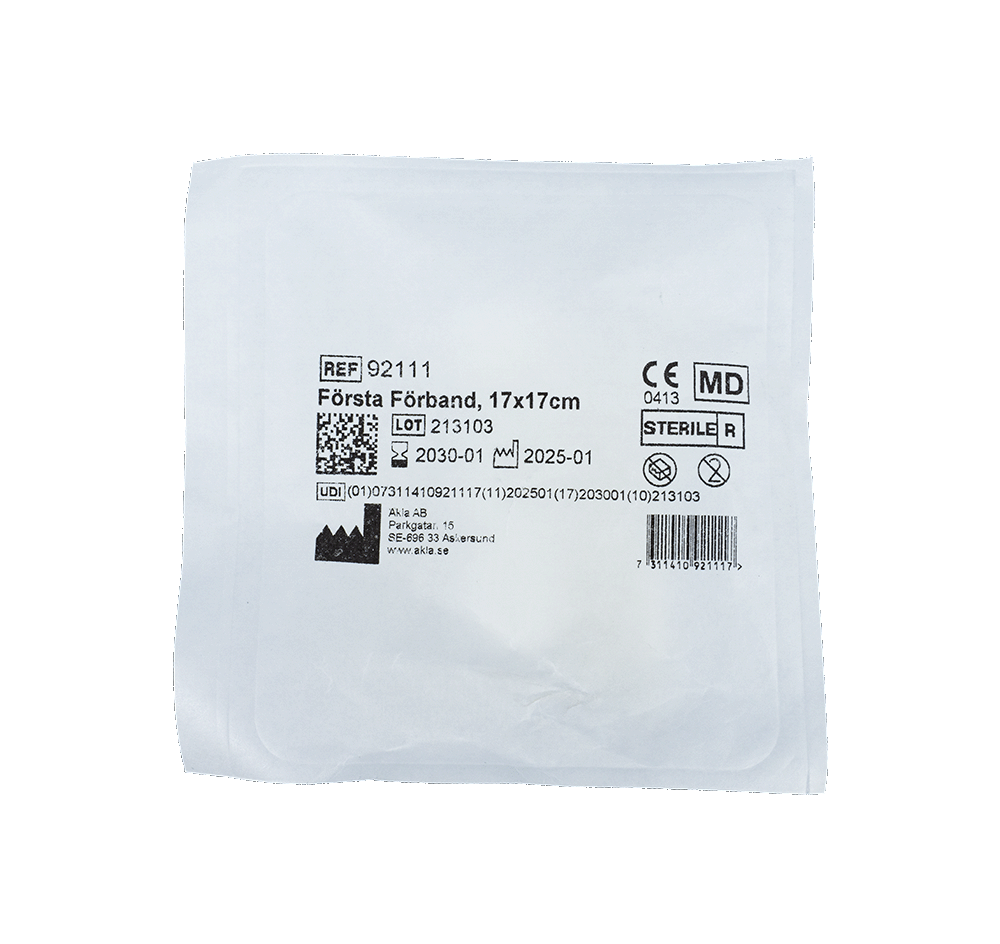 Första Förband 17 x 17cm
