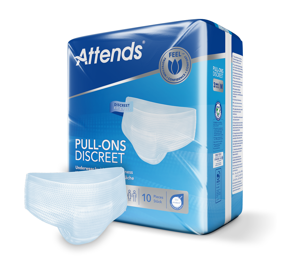 Inkontinensskydd Attends Pull-Ons Discreet 3 M / 10