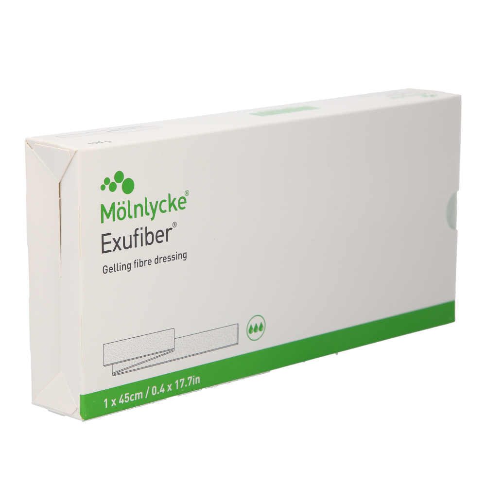Exufiber Gelbildande Fiberförband 1 x 45cm / 5
