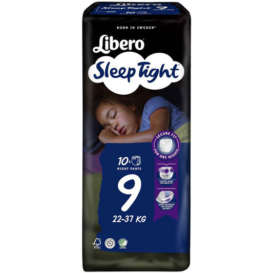 Libero Blöja Sleep Tight Storlek 9 / 10