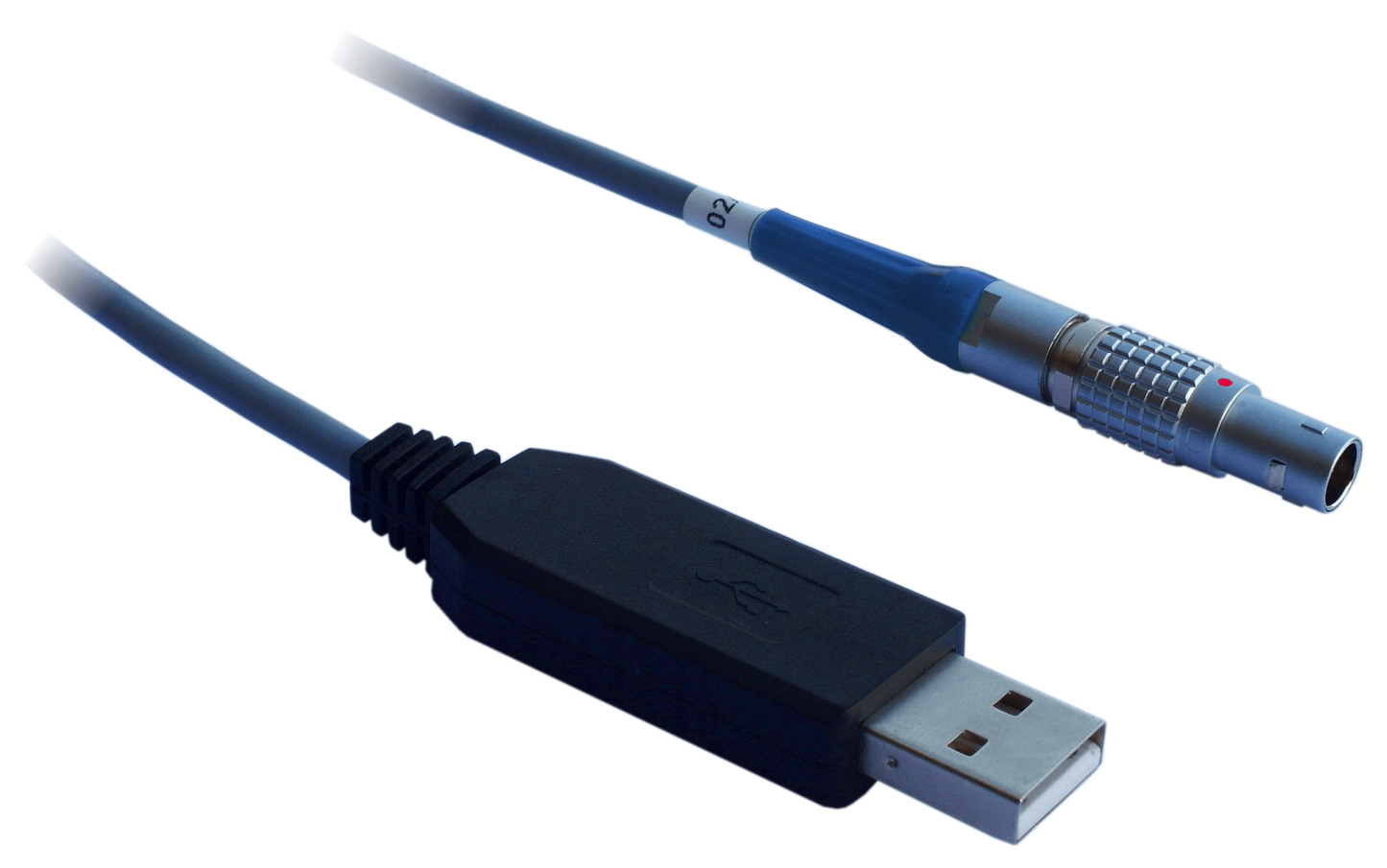 USB Kabel Blå till Spirare 24h Blodtrycksmätare ABPM