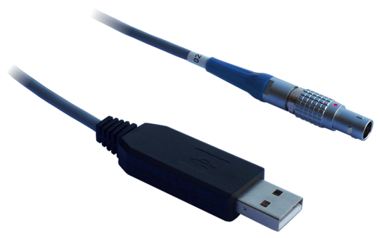 USB Kabel Blå till Spirare 24h Blodtrycksmätare ABPM