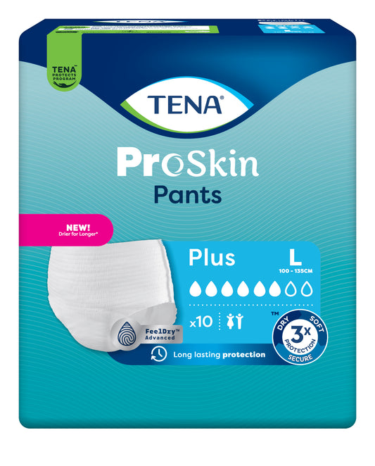 Inkontinensskydd Tena ProSkin Pants Plus L / 10