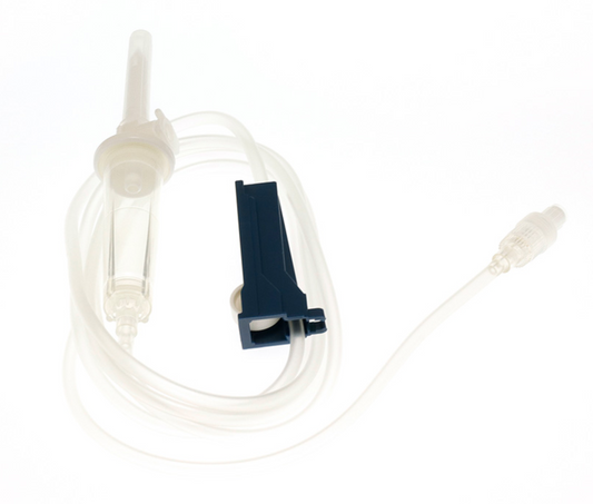 Infusionsaggregat med luftning 180cm PVC-Fri / 10