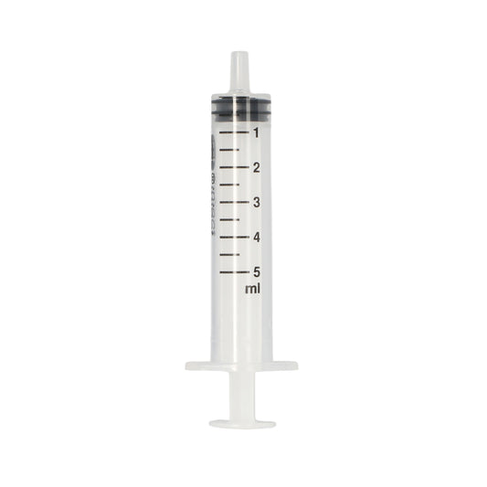 Sprøyte 3-komponent Bluebird-sett Luer/Eksentrisk 5 ml 0,5 ml Gradering / 100