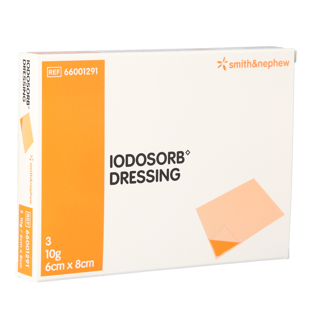 Iodosorb Kompress 8 x 6cm 10g / 3