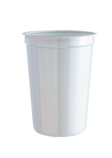 Plastbägare Vit 25cl / 50