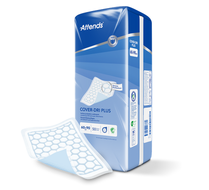 Hygienunderlägg Attends Cover-Dri Plus 60 x 90cm / 50