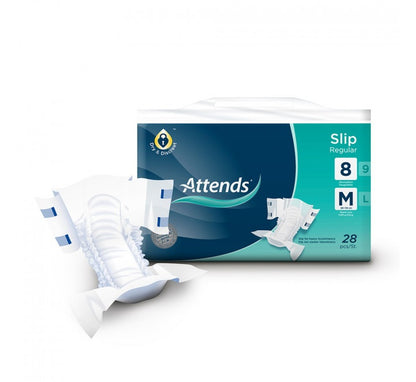 Inkontinensskydd Attends Slip Regular 8 M / 28
