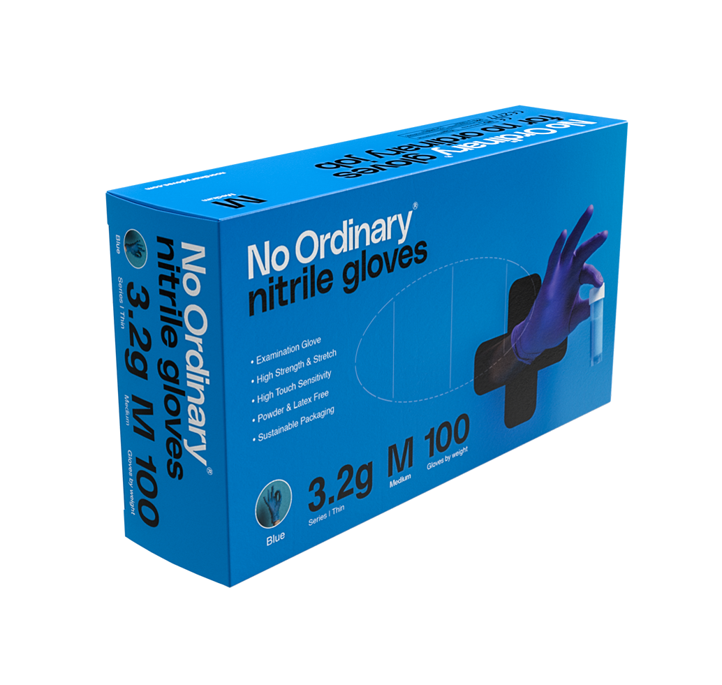 Nitrilhandske No Ordinary Blå M / 100