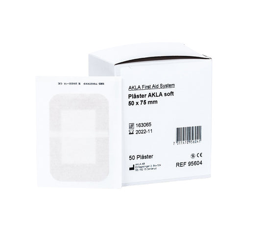 Plåster Akla soft 50 x 75mm / 100