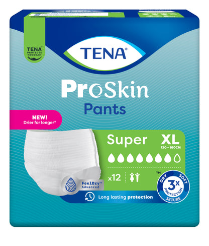 Inkontinensskydd Tena ProSkin Pants Super XL / 12