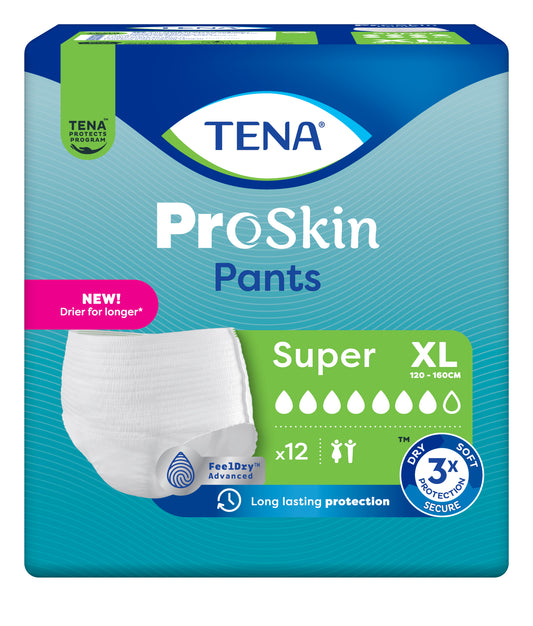 Inkontinensskydd Tena ProSkin Pants Super XL / 12