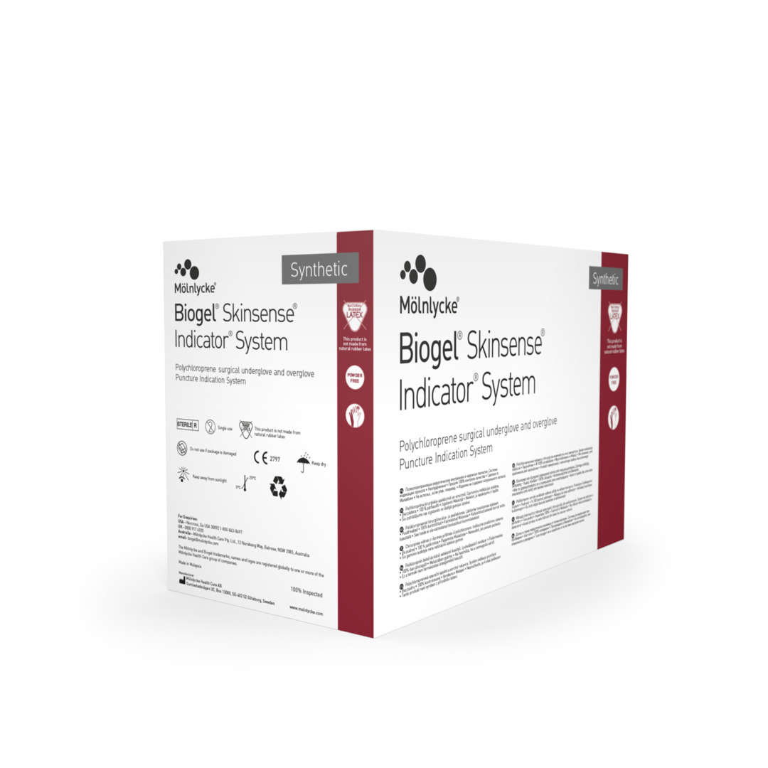 Op-Handske Biogel Skinsense Indicator System Storlek 7,5 / 2x25