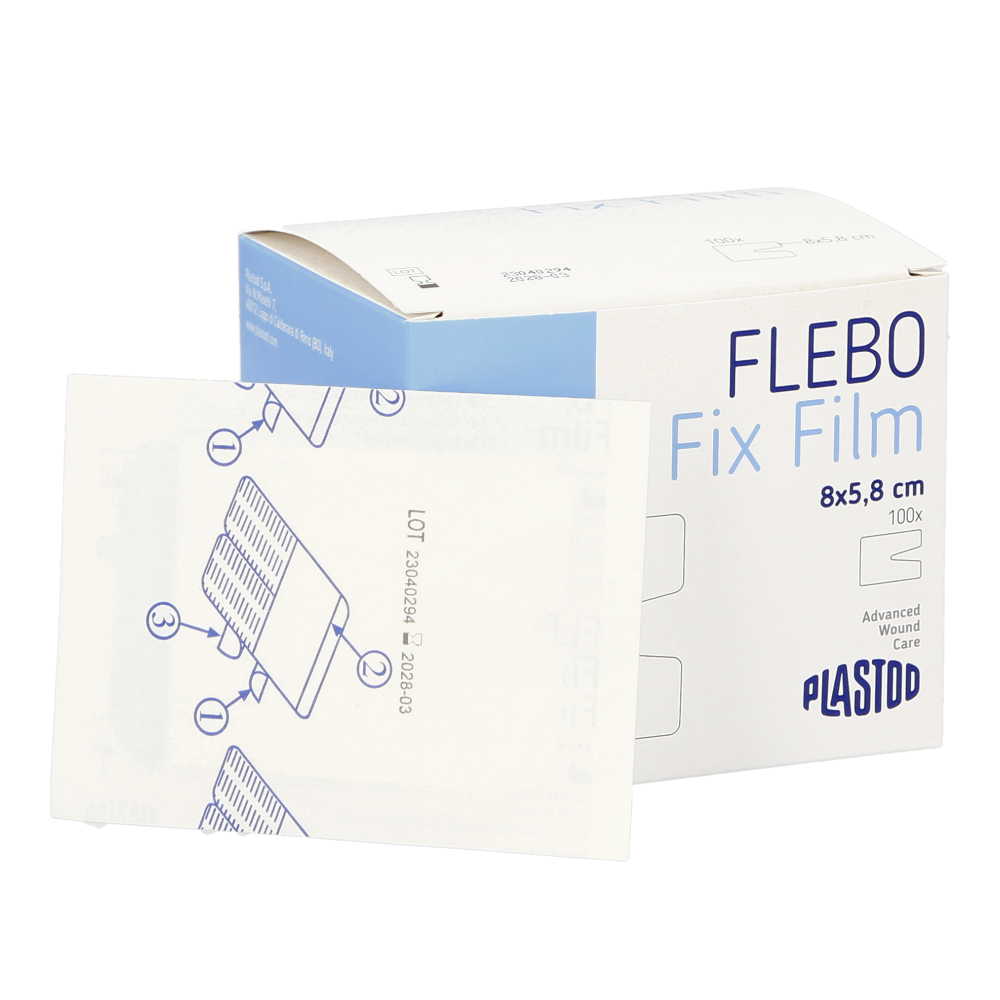 Bluebird Flebo Fix Film Transparent IV Förband 8 x 5,8cm / 100