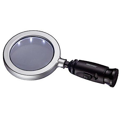 Förstoringsglas med belysning batteridriven