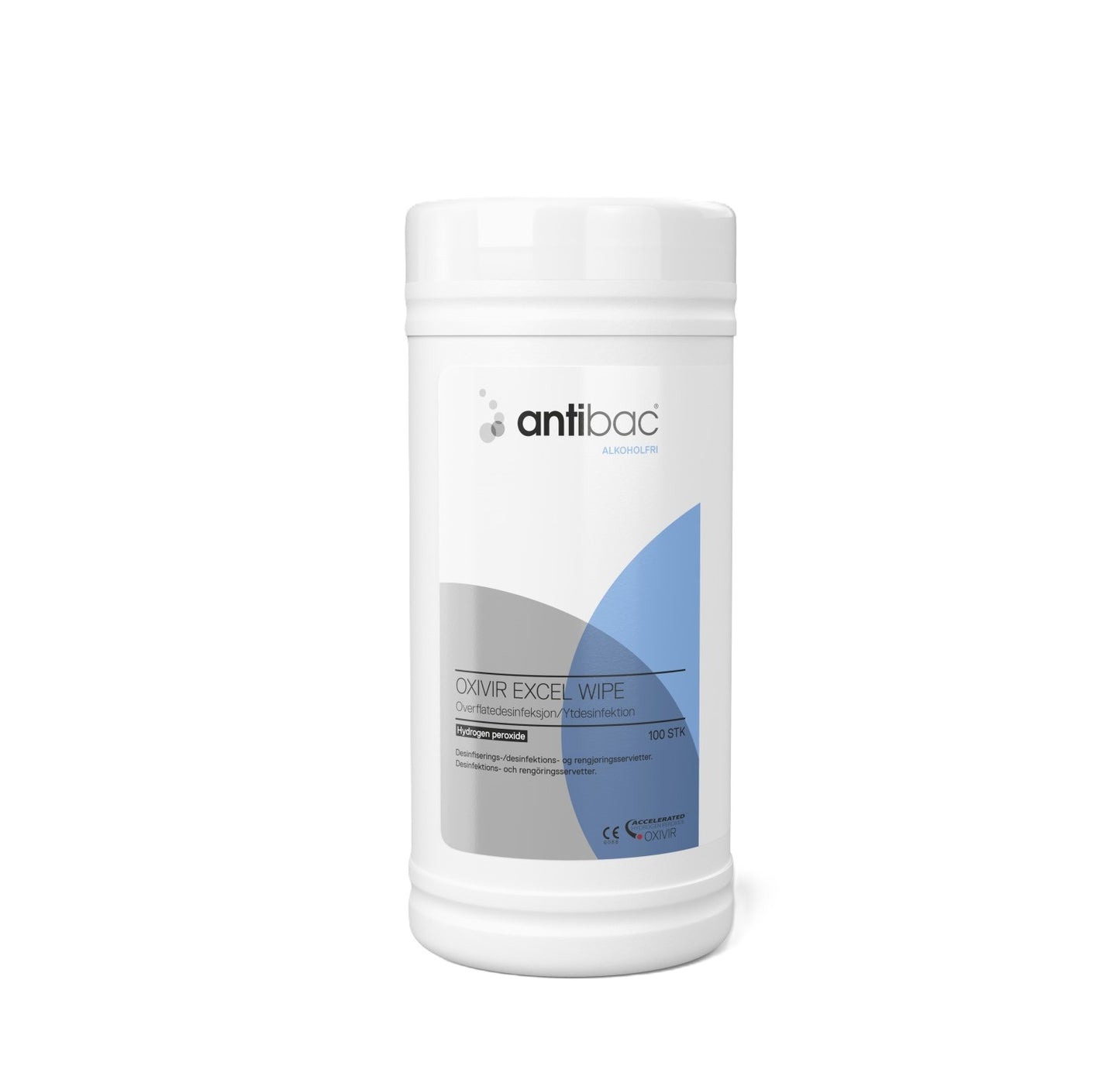 Antibac Ytdesinfektion Oxivir Excel Wipes / 100