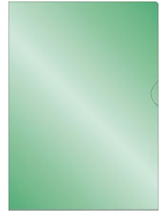 Aktmapp PP 0,12mm grön A4 / 10
