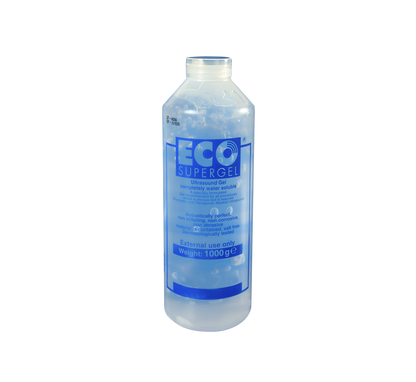 Ultraljudsgel ECO Supergel Blåfärgad 1L
