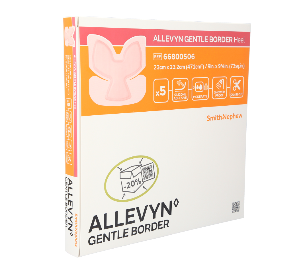 Allevyn Gentle Border Heel 23 x 23,2cm / 5