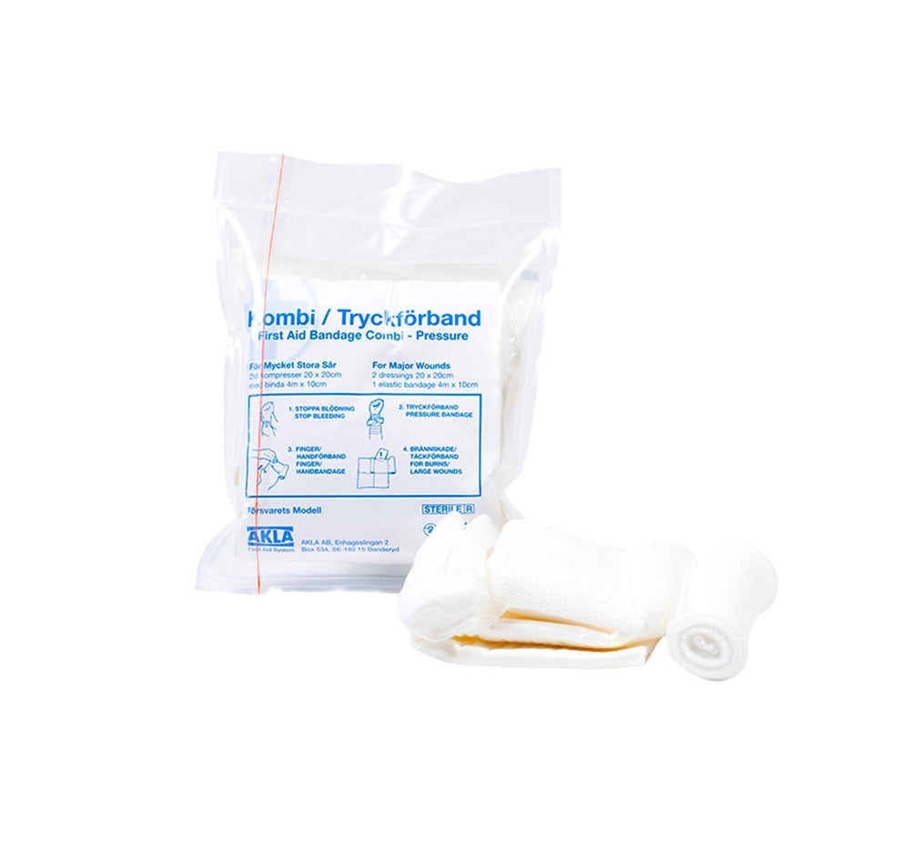 Kombi/Tryckförband 20 x 20cm – Bluebird Medical AB