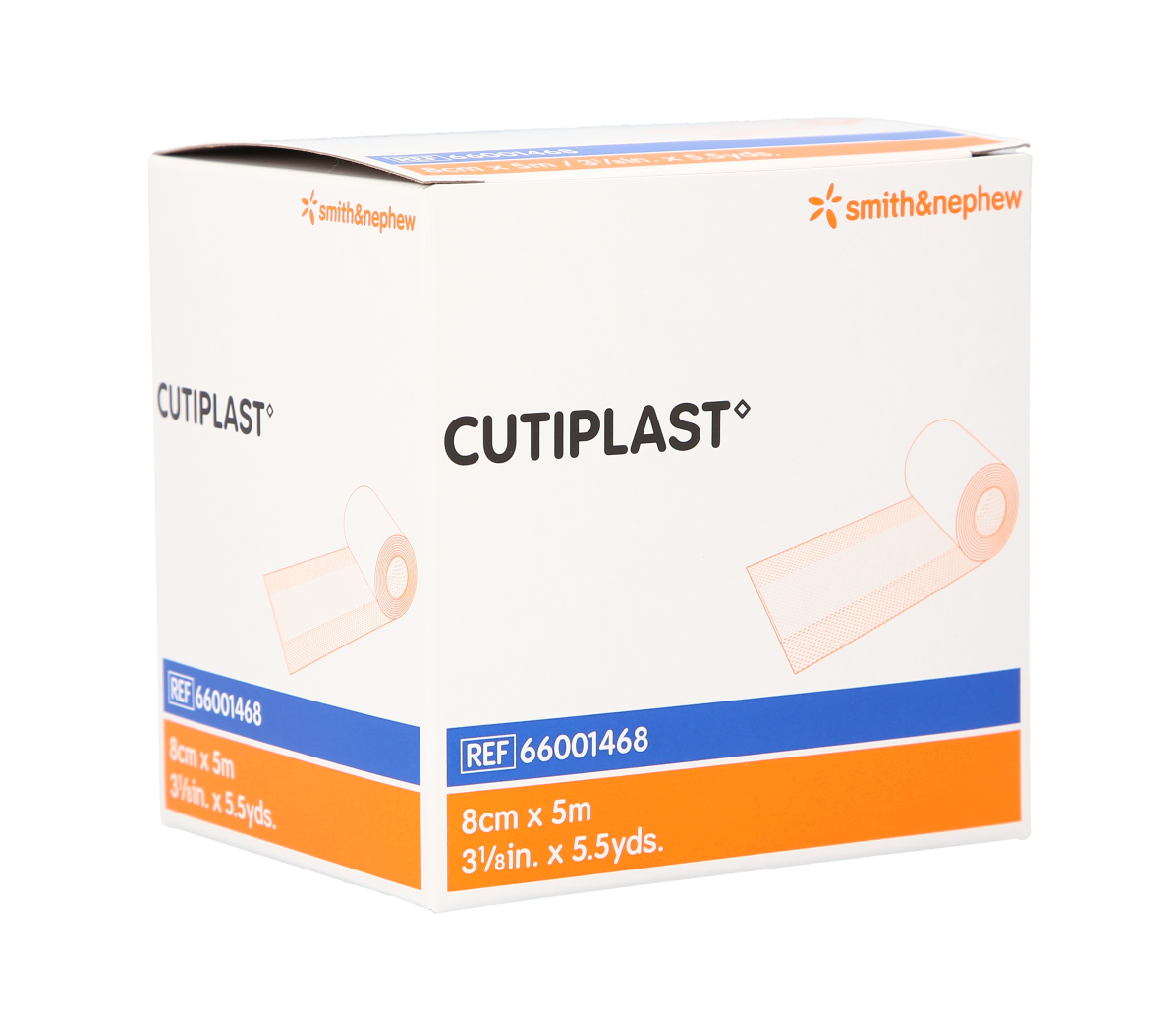 Cutiplast Non-woven Förband Rulle 8cm x 5m