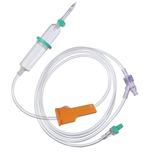 Infusionsaggregat Intrafix SafeSet AirStop PrimeStop 3-vägskran 220cm / 10