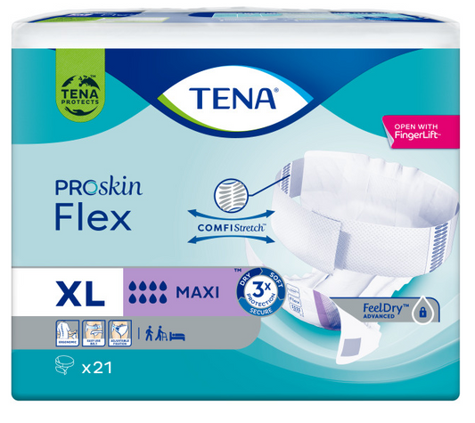 Inkontinensskydd Tena ProSkin Flex Maxi XL / 21