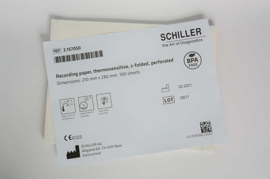 Ekg-Papper Schiller AT-102 Original 210 x 280mm / 180